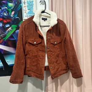 Burgundy brownish corduroy jacket